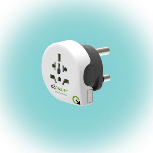 Q2 power Utazóadapter World To South Africa" Q2"