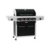 Barbecook BC-GAS-2031 Siesta 612 Black Edition gázgrill, tárolóval, oldalégővel, nyárs égőfejjel, 143x56x120cm