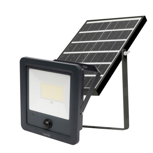 Home FLP600SOLAR napelemes LED reflektor, 40 db SMD LED, 600lm, mozgásérzékelő, IP65 védettség, szolárpanel, távirányítható