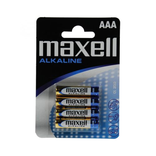 Maxell AAA Elem, Alkáli, 4db/Bliszter