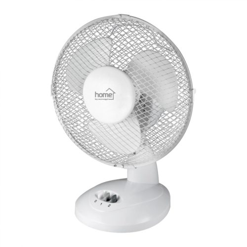 HOME Asztali Ventilátor, 23cm, Fehér